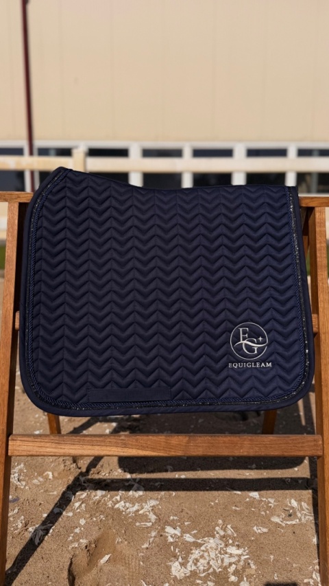 Czaprak ujeżdżeniowy Navy Glitter